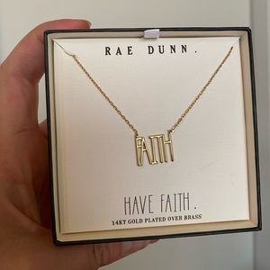 Rae Dunn “Faith” necklace